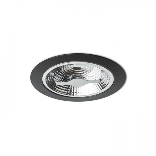 Kruhová - RED R12636 KELLY LED DIMM zápustná černá 230V LED 15W 45° 3000K - RED - DESIGN RENDL - foto 1