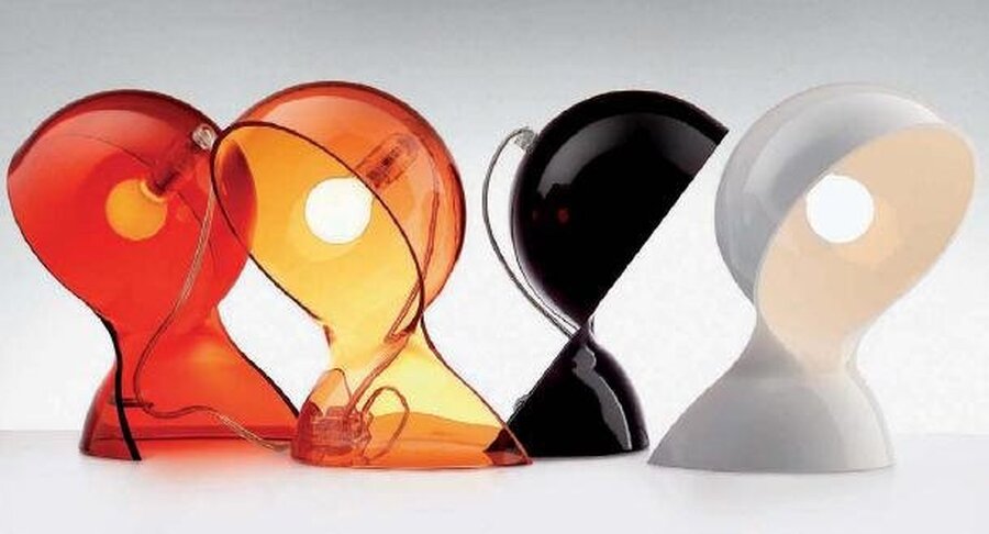 Stolní lampy dekorační - AR 1466000A Stolní lampa DALU bílá 1x 40W výška 26cm - ARTEMIDE - foto 1