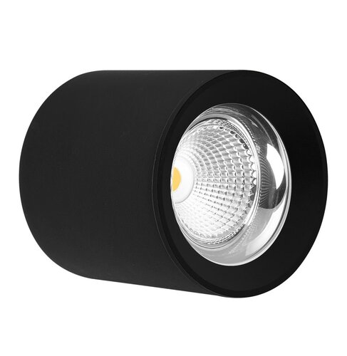 Downlight - CEN RNDNE-3517040 Stropní SVÍTIDLO LED RONDO ČERNÉ 170x185mm 35W/230VAC 4000K 3675Lm 45d IP20 - CENTURY - foto 1
