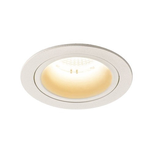Kruhová - LA 1003854 NUMINOS® DL M vnitřní LED zápustné stropní svítidlo bílá/bílá 2700 K 20° včetně listových pružin - BIG WHITE (SLV) - foto 1