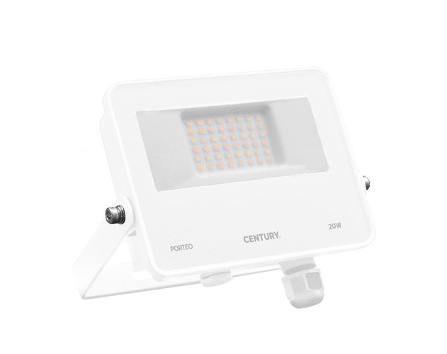 Reflektory - CEN PTOBI-209500 LED reflektor PORTEO bílá 20W 3000/4000/6500K IP65 - CENTURY - foto 1
