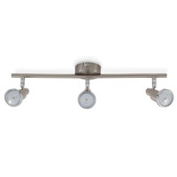 Bodová - BRILO 2991-032B Bodové svítidlo 47,5 cm 3xGU10 3W 250lm matný nikl - BRILO