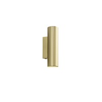 Nepřímé osvětlení - FAN I-DUDUK-R50-ORO Nástěnné svítidlo Duduk kruhové, zlaté, 2 x GU10 Mini, 7 x 5 x 18 cm - FANEUROPE
