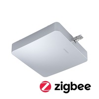Lišty a příslušenství - P 50120 URail středové napájení 227x196mm max. 300W matný chrom - PAULMANN