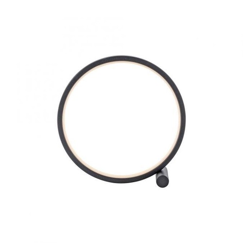 Stolní lampy dekorační - LD 15395-18 MINI RITUS LED stolní lampa černý kruh minimalistické šňůrový vypínač 3000K - JUST LIGHT - foto 1