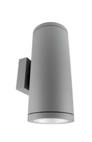 Nástěnná - IMPR 731178 Deko-Light nástěnné přisazené svítidlo - ShoreLine Pro kulaté Up+Down, 54 W, DIM, 3000/4000K, světlešedá