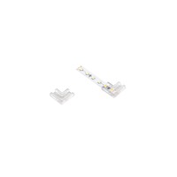 Příslušenství pro LED pásky - FAN STRIP24V-10-L-CONN Příslušenství LED pásek spojka průhledná (1 pc) pro STRIP 24 V 10x10x10 mm - FANEUROPE