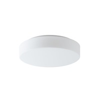 Kruhová - OS ELS44814 ELSA 3 stropní/nástěnné skleněné svítidlo bílá IP44 25W E27 - OSMONT