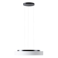 Kruhová - OS ELS72996 ELSA LE16 závěsné skleněné svítidlo černá / bílá IP40 4000 K 35W LED - OSMONT