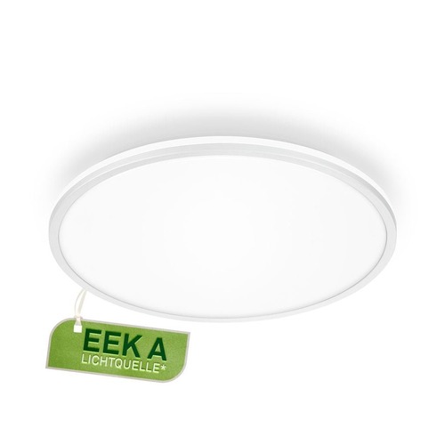 Kruhová - BRILO 3836016 Pulap A LED stropní svítidlo, třída A, přímé a nepřímé osvětlení, bílé - BRILO - foto 1