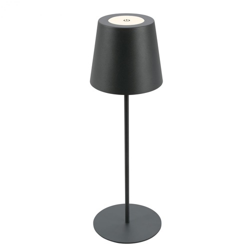 Stolní lampy dekorační - BRILO 7508015 Kiki stolní lampička bezdrátová, dotykový vypínač, nastavitelná výška, stmívatelné, nabíjecí, antracit - BRILO - foto 1