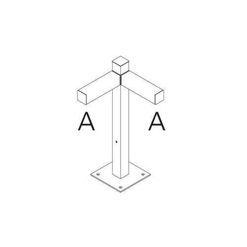 Sloupková - AR T4505B30 Walking - stojna 600 - 2x90° hlavy - A 60h - ARTEMIDE - foto 1
