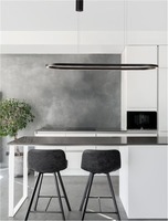 Dekorativní - NV 9345624 Závěsné svítidlo CUPPE černý hliník a akryl LED 58W 230V 3000K IP20 stmívatelné - NOVA LUCE