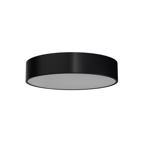 Kruhová - OS KRU60580 KRUGER 2 FO stropní/nástěnné plastové svítidlo černá IP40 4000 K 24W LED DALI - OSMONT - foto 1