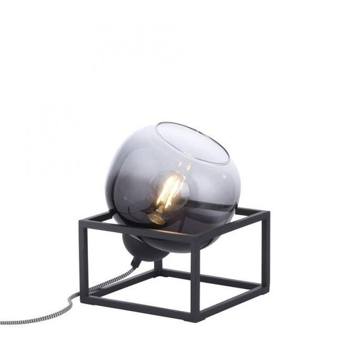 Stolní lampy dekorační - LD 15423-18 ZEA LED stolní lampa 1 ramenné černé kouřové sklo moderní do interiéru - LEUCHTEN DIREKT / JUST LIGHT - foto 1