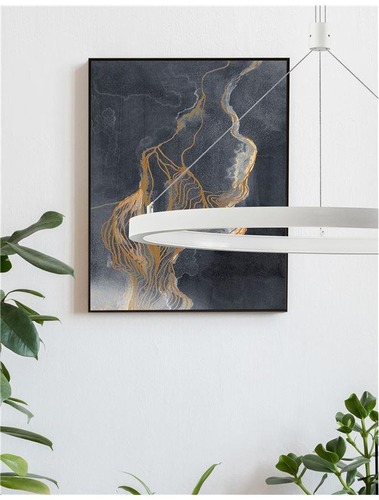 Kruhová - NV 9172735 Závěsné svítidlo EMPATIA bílý hliník a akryl LED 60W 230V 3000K IP20 stmívatelné - NOVA LUCE - foto 1