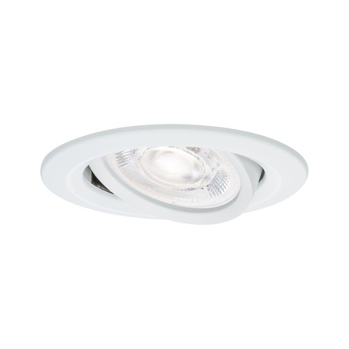 Koupelnová - P 92420 LED vestavné svítidlo Nova Plus GU10 Flat IP65 93mm 4,9W 230V stmívatelné 4000K bílá mat - PAULMANN - foto 1