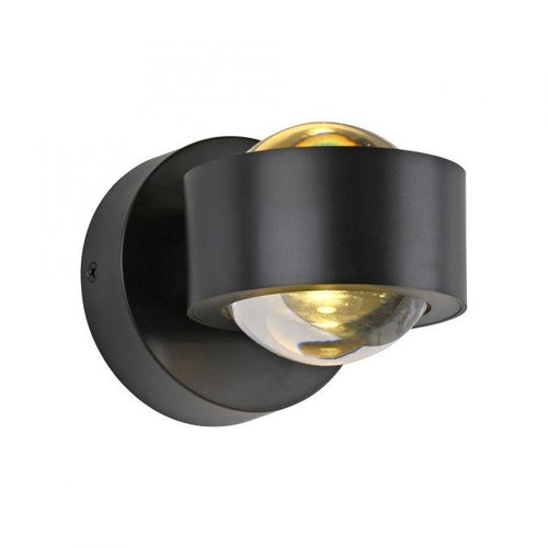 Nepřímé osvětlení - LD 19331-18 Kolekce Schöner Wohnen LED nástěnné svítidlo CHIA, černá, Up- &amp; Downlight, 3000K - JUST LIGHT - foto 1