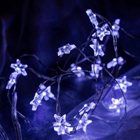 LED osvětlení na BATERIE - DLED BL32 DecoLED LED světelný řetěz na baterie - hvězdičky, ledově bílá, 20 diod, 2,3 m