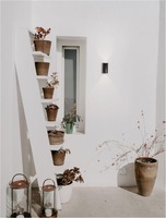 Nástěnná - NV 9026116 Venkovní nástěnné svítidlo AZAR černý hliník a akryl LED 2x2W 3000K 500mA 100-240V 68st. IP54 světlo nahoru a dolů - NOVA LUCE