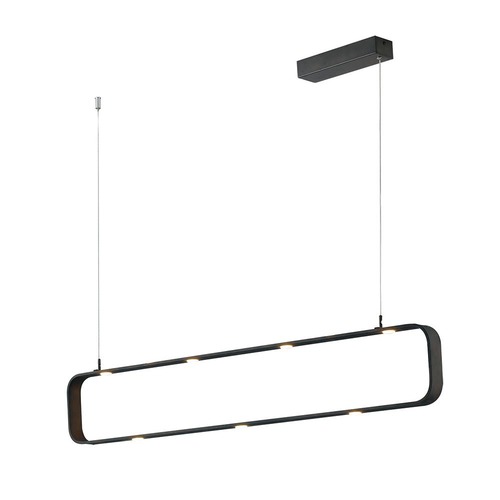 Dekorativní - FAN LED-MOKA-S9C Závěsné svítidlo LED MOKA hnědá 45 W 3780 lm 3000 K stmívatelné 100 x 4 x 120 cm - FANEUROPE - foto 1