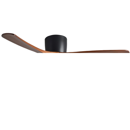 LED stropní svítidla - LED stropní ventilátor 18W/3CCT černé dřevo + dálkové ovládání - foto 1