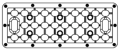 Stínidla, kryty, clony - CEN EXTR3-LENS3070 SADA 3 čoček 30x70d pro svítidlo EXTREMA - CENTURY
