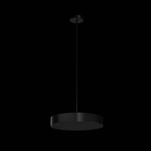 Kruhová - OS KRU60730 KRUGER P3 FC závěsné plastové svítidlo černá IP40 4000 K 48W LED - OSMONT - foto 1