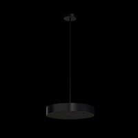 Kruhová - OS KRU60730 KRUGER P3 FC závěsné plastové svítidlo černá IP40 4000 K 48W LED - OSMONT