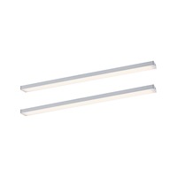 Přisazená - P 98612 LED podskříňkové svítidlo Inline 2x4W rozšiřovací sada 350x26mm 24V matný chrom - PAULMANN