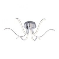 Dekorativní - LD 15342-17 VALERIE LED stropní svítidlo, chrom, 6-ramenné 3000K - LEUCHTEN DIREKT / JUST LIGHT