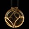 E27 - LA 1008159 LED Globe 125 2x schräge Soft Curve LED žárovka, kouřový efekt, E27, PHASE, 6W, 1900K - BIG WHITE (SLV)