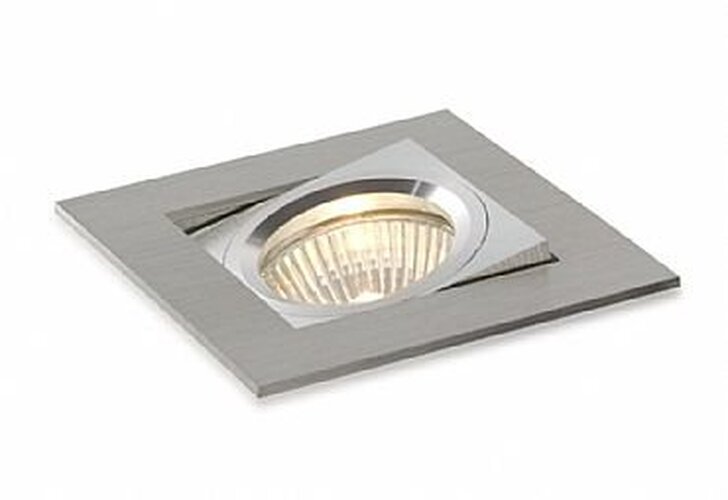 Hranatá - BPM 3000LED2.D40.3K Vestavné svítidlo Aluminio Plata, kartáč.hliník 7W LED 3000K 500lm 230V - BPM - foto 1
