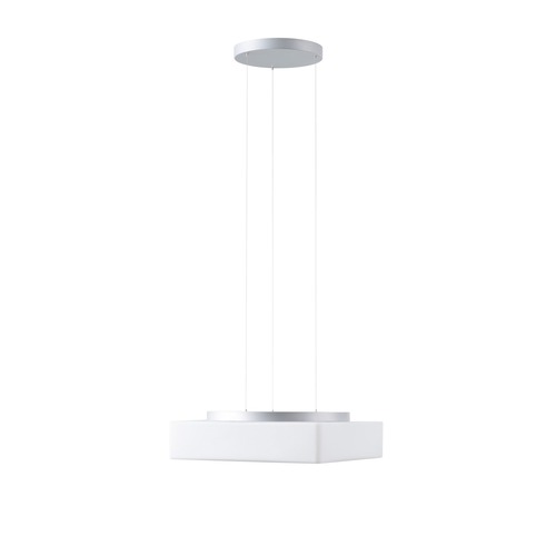 Hranatá - OS LIN71402 LINA LE7 závěsné skleněné svítidlo stříbrná / bílá IP40 3000/4000 K 33W LED DALI (původní kód OS 71402) - OSMONT - foto 1