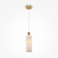 Dekorativní - M MOD302PL-01W Závěsné svítidlo Antic E14 40W bílá kov/sklo moderní design  - MAYTONI