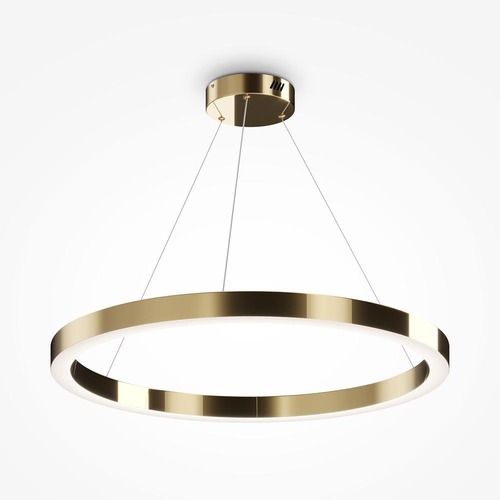 Dekorativní - M MOD415PL-L60BS4K Závěsné svítidlo Saturno 4000K 60W studená bílá 4200lm mosaz ocel - MAYTONI - foto 1