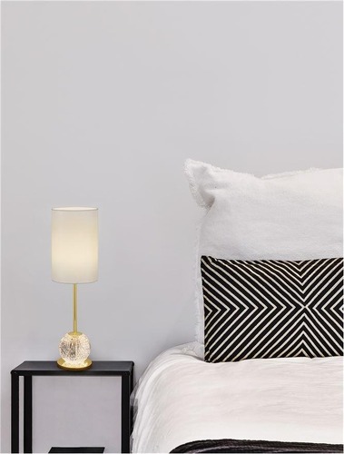 Stolní lampy dekorační - NV 9695210 Stolní lampa BRILLANTE zlatý hliník a akryl LED 8.8W 230V 3200K IP20 - NOVA LUCE - foto 1
