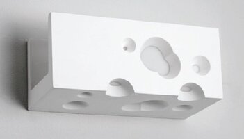 Sádrové profily - WD 86-3095 Nástěnná světelná římsa pro nepřímé osvětlení Bubble QR A - ECO-DESIGN