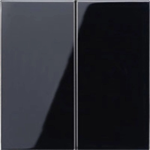 Vypínače a zásuvky - JU LS995SW AKCE - Kryt dvojitý vypínač, sériové tlačítko černá LS995SW - JUNG - foto 1