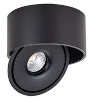 LED svítidla COB - LED COB Downlight 30W ROUND ROTATABLE ČERNÁ - BRIDGELUX