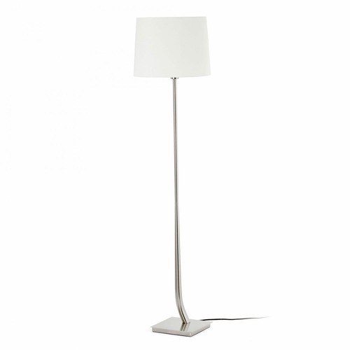 Stojací lampy - FARO 29686-07 REM matný nikl/bílá stojací lampa - FARO - foto 1