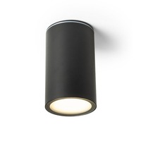 Přisazená - RED R14211 DUNE E27 stropní černá 230V E27 9W IP65 - RED - DESIGN RENDL