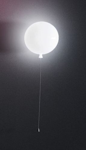 Dekorativní - BRO PC00879-BIANCO Nástěnné svítidlo Memory, průměr skla 40cm, E27 15W úsporná - BROKIS A - foto 1