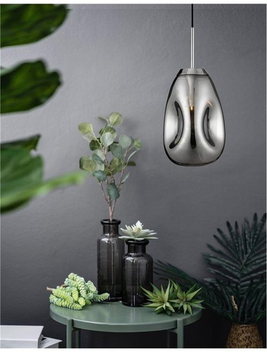 Koule - NV 9190392 Závěsné svítidlo LAVA chromovaný kov ručně vyrobené chromové sklo E27 1x12W 230V IP20 bez žárovky - NOVA LUCE - foto 1