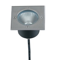 Zapuštěná - FAN LED-WALK-Q11 Pochozí venkovní svítidlo LED WALK 8 W 990 lm 4000 K IP67 10x10x7,78 cm - FANEUROPE
