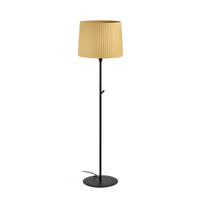 Stojací lampy - FARO 64313-42 SAMBA černá/skládaná žlutá stojací lampa - FARO