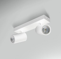 Bodová - CEN ENSB-2GU10 ENFASI přisazené svítidlo pro 2XGU10 BÍLÉ - CENTURY