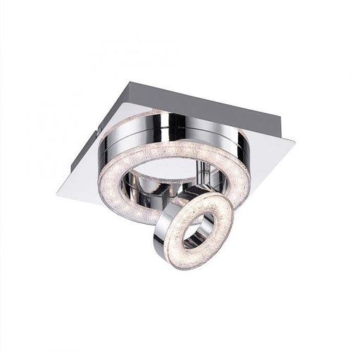 Hranatá - LD 14520-17 TIM LED stropní svítidlo, chrom, moderní otočné 3000K - LEUCHTEN DIREKT / JUST LIGHT - foto 1