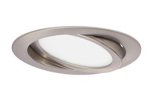 Kruhová - BRI 7116-432 3ks sada LED vestavné svítidlo, pr. 14 cm, 9 W, matný nikl - BRILONER