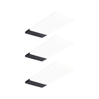 Přisazená - P 92124 LED podskříňkové svítidlo Bredo s čidlem 3ks sada 4000K 3x2,5W 80x190mm 230/12V černá - PAULMANN